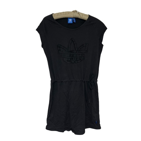Adidas Raise Ribbon Trefoil Tee Shirt Dress - Picture 1 of 6